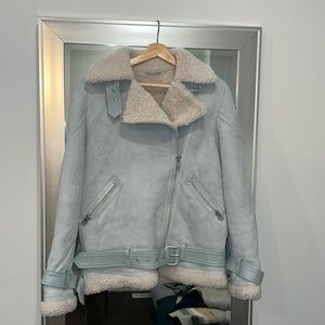 Allsaints sherling coat